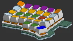 MX Keycaps (standard, tilted, tilted-lifted) silakka54