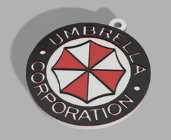 Personal Accessories STL تنزيل - UMBRELLA CORPORATION KEYCHAIN - Gominolozgz