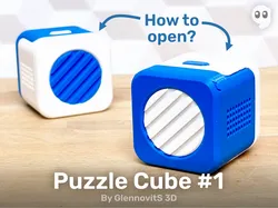 Puzzle Cube #1 (small fun and challenging brainteaser)