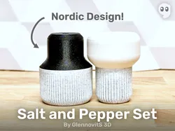 Salt and Pepper Set (modern shaker kit)