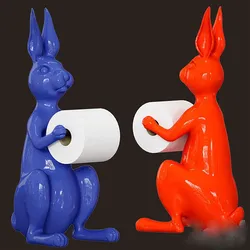 Sculptures & Artworks STL indir - Hare / Rabbit - Toilet roll holder - Davron
