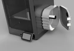 Side mount dry box for Elegoo Centauri Carbon with hygrometer
