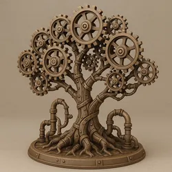 Steampunk Gear Tree