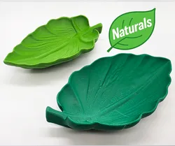 Thick Leaf Shaped Dish - Naturals Collection (Flat Bottom)