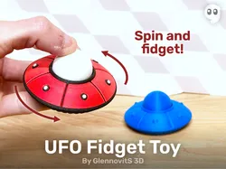 UFO Fidget Toy (spin and play)