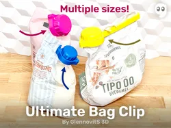 Ultimate Bag Clip (with Lid - easy access!)