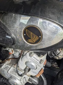 1966 Honda CD125 Tank Badge