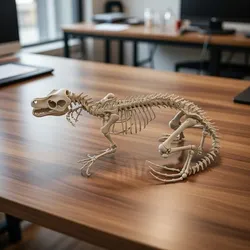 Allosaurus Dinosaur Skeleton Anatomy – Highly Detailed Prehistoric Skeletal 3D Model for Education & 3D Printing
