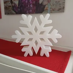 Big snowflake christmas ornament