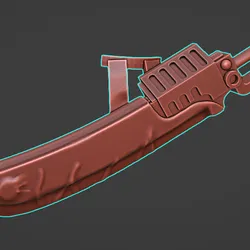 Chainsaber in sheath