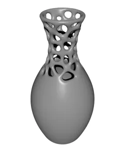 Decorative Vase with a touch of Voronoi