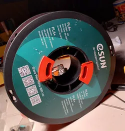 esun filament reusable spool from original plastic spool.
