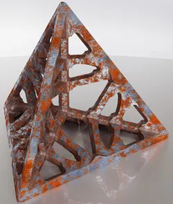 Fractured Tetrahedron