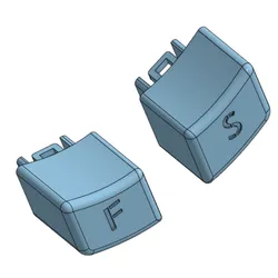 Fuel and Seat replacement buttons for Yamaha Nmax and Xmax