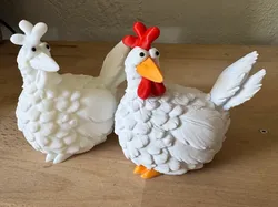 gallina feliz Berta - Modelo de impresión 3D gratuito