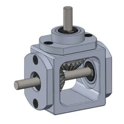 Gear-Box 90 Degree Right Angle Bevel Gear-Box 1:1 Single Output Shaft