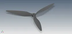 Gemfan 1050W Style 3-Blade Propeller Modification