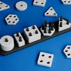 Geometric Shape Sorter | Montessori Stacking Puzzle