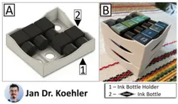 Girlfriend approved Diamine Ink Bottle Holder Stackable