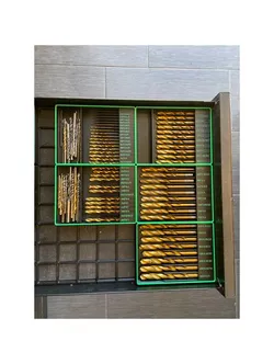 Gridfinity Drill Bit Storage Bins