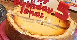 Happy Birthday Jonas cake topper