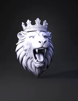 I want you to create a 3D model of the Scania griffin s head complete