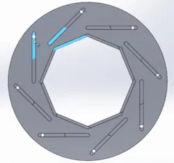 Iris Mechanism Generator (Variant 6)
