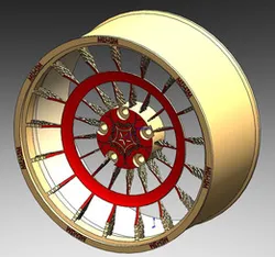 KUNG FU RED BELT. 17TH DEGREE RIM