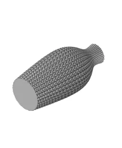 Minimalist Knitted Vase (vase mode)
