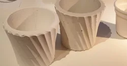 Plaster Cast Pot for 100mm inner Pot