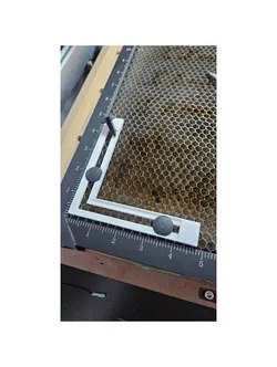 Positioning Square/Alignment Tool for Honeycomb Bed for laser