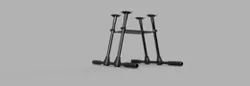 Skid Type Landing Gear with a battery holder