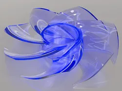 Swept-Wing GPU/CPU Cooler Fan Propeller (Concept Impeller Design)