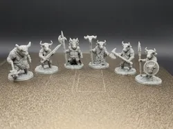 Warband de Vacas de Batalla - Set de Miniaturas Fantásticas de Gente Vaca - Modelo de impresión 3D gratuito