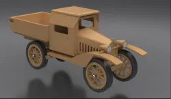 Wooden Freight Lorry – 1930 (SolidWorks 2025 Assembly)