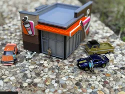 1:64 Dunkin Donuts Diorama