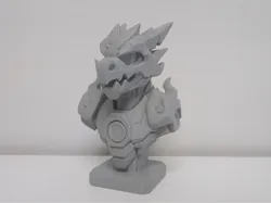 Armored Dragon Bust