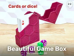 Beautiful Game Box (For Cards or Dice)