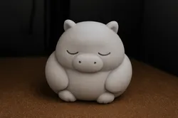 Cute Hippopotamus (Kawaii Style)