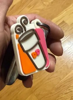 Dunkin Donuts Keychain