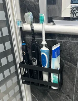 Electric toothbrush holder - no visible screws