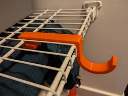 Heavy Duty Wire Rack Coat/Backpack Hook
