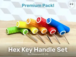 Hex-key T- and L-Handle Set (Premium supporter pack - metric)