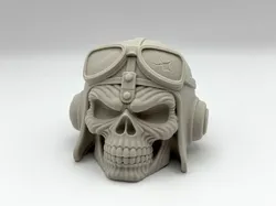 Pilot Skull Decor