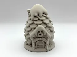 Pinecone Fairy House