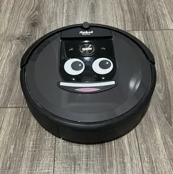 Robot Vacuum Happy Face