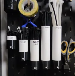 Skadis base for cable ties holder.