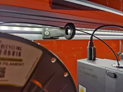 Snapmaker Enclosure internal filament guide with slanted countersunk screws