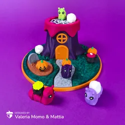 Spooky & Halloween - Diorama for Cute Flexi Animals, Snail