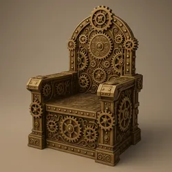 Steampunk Gear Throne